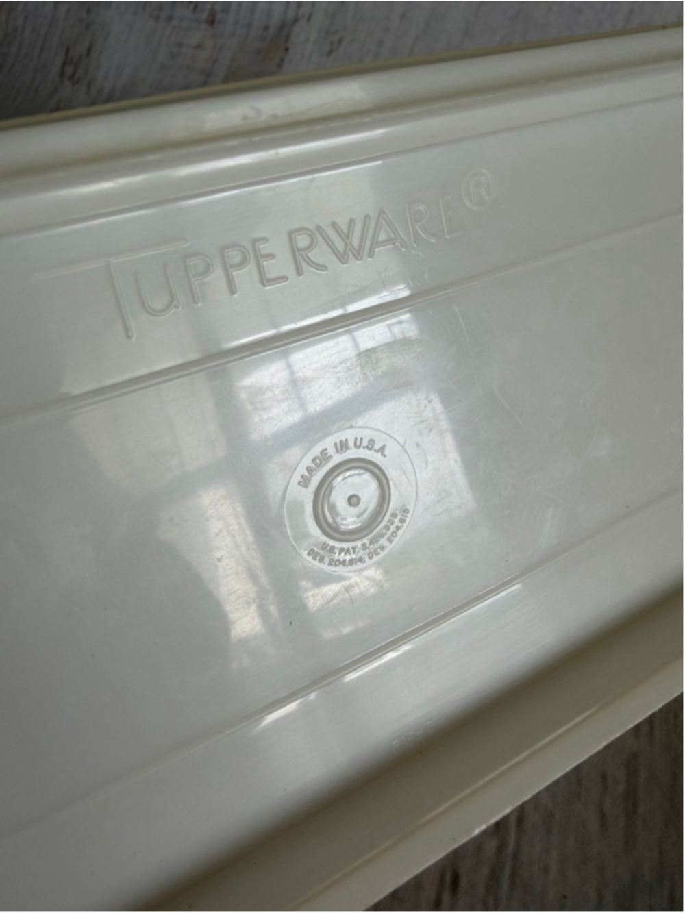 Tupperware White One Size Velveeta Storage Container - Picture 3 of 4